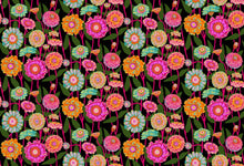 Load image into Gallery viewer, Zinnia in Berry by Anna Maria from Jumpstart Collection, Northcott, AMT131-99L, Anna Maria Textiles