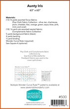 Load image into Gallery viewer, Aunty Iris Quilt Pattern