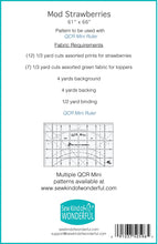 Load image into Gallery viewer, Mod Strawberries Quilt Pattern