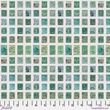 Load image into Gallery viewer, Eclectic Elements Palette TEAL Fat Quarter Bundle by Tim Holtz for Freespirit Fabric