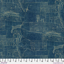 Load image into Gallery viewer, Eclectic Elements Palette Blue Half Yard Bundle by Tim Holtz for Freespirit Fabric