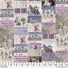 Load image into Gallery viewer, Eclectic Elements Palette Purple Half Yard Bundle by Tim Holtz for Freespirit Fabric