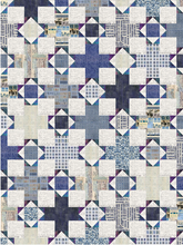 Load image into Gallery viewer, Collage in Indigo from Palette Indigo by Tim Holtz for Freespirit, PWTH290.Indigo