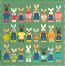 Load image into Gallery viewer, The Bunny Bunch Quilt Kit Featuring Kitchen Window Wovens by Elizabeth Hartman