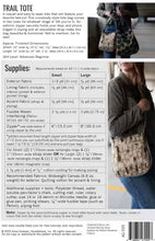 Load image into Gallery viewer, Trail Tote Bag Pattern
