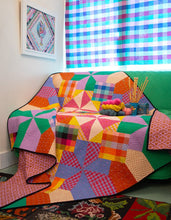 Load image into Gallery viewer, Pre-Order, Retro Crochet Quilt Kit featuring Garden Variety