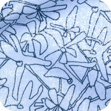 Load image into Gallery viewer, Floral in Periwinkle