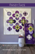 Load image into Gallery viewer, Pansy Face Quilt Pattern