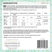 Load image into Gallery viewer, Heart Quilt Pattern