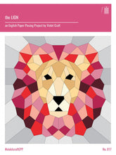 Load image into Gallery viewer, Lion English Paper Piecing Project