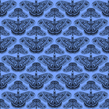 Load image into Gallery viewer, Pre-Order, Cecropia in Cerulean by Anna Maria from Indelible Ink Collection, Northcott, AMT1008-45C
