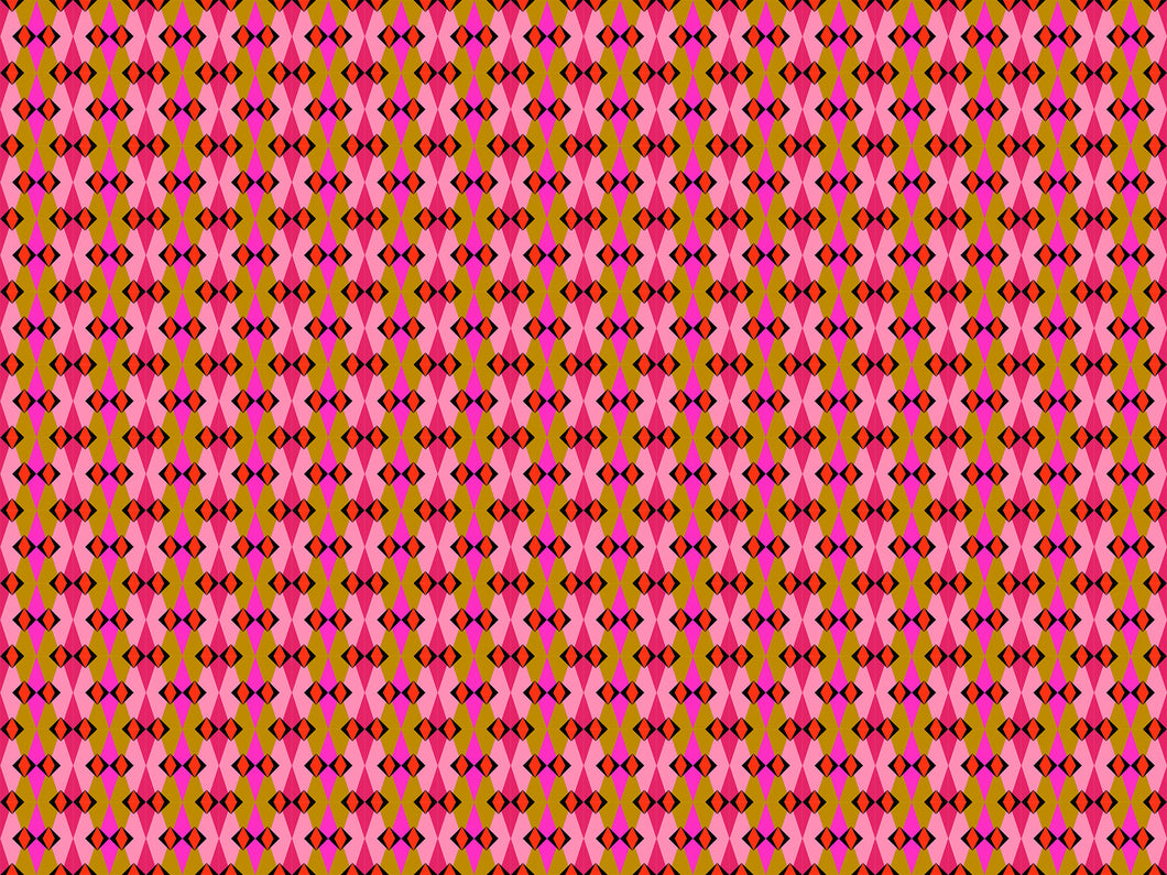Fractal in Butterscotch by Anna Maria from Jumpstart Collection, Northcott, AMT128-23L, Anna Maria Textiles