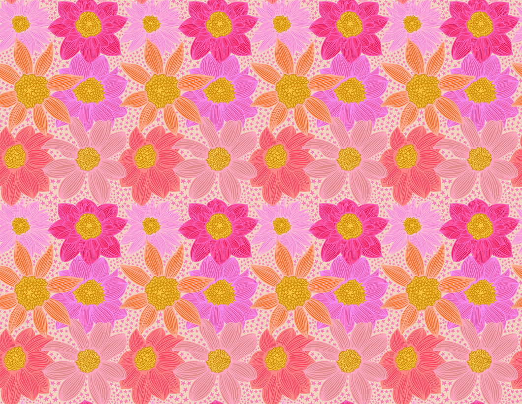 Stars & Stripes in Pink by Anna Maria from Jumpstart Collection, Northcott, AMT132-23C, Anna Maria Textiles