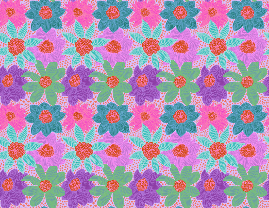 Stars & Stripes in Lavender by Anna Maria from Jumpstart Collection, Northcott, AMT132-84V, Anna Maria Textiles