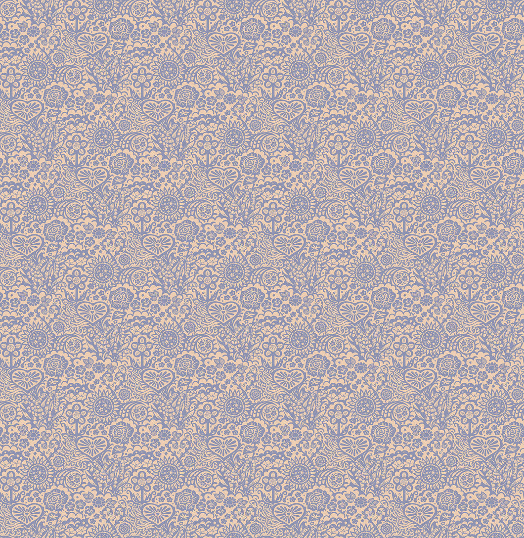 Pre-Order, Little Heaven in Cornflower by Anna Maria from Yesterday Collection, Northcott, AMT156-63V