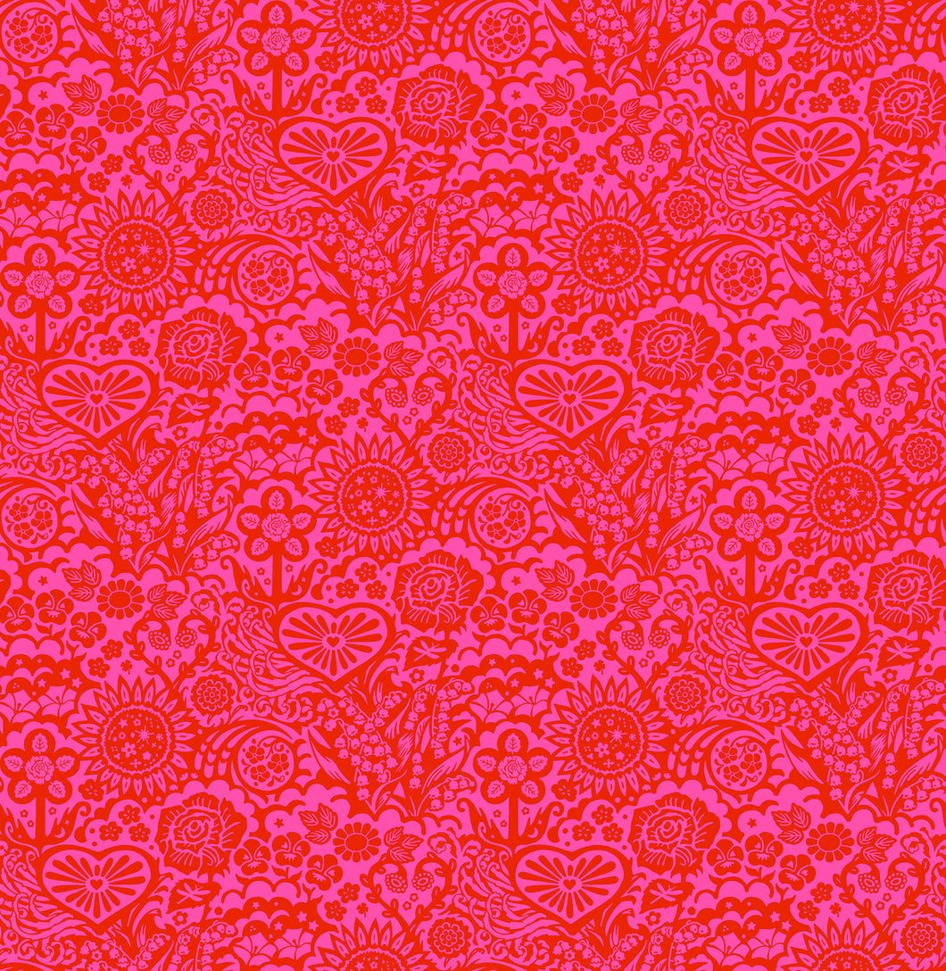 Pre-Order, Big Heaven in Valentine by Anna Maria from Yesterday Collection, Northcott, AMT157-24C