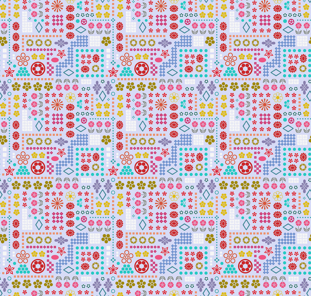 Pre-Order, High Score in Periwinkle by Anna Maria from Yesterday Collection, Northcott, AMT160-63V