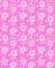 Load image into Gallery viewer, Stitched Dahlia in Fuchsia by Anna Maria from Silhouette Collection, Northcott, CLAMT103-28L
