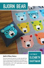 Load image into Gallery viewer, Bjorn Bear Quilt pattern
