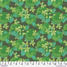 Load image into Gallery viewer, Orange Blossom in Green from Nation of Flowers by Martha Negley for Freespirit, PWMN050.Green
