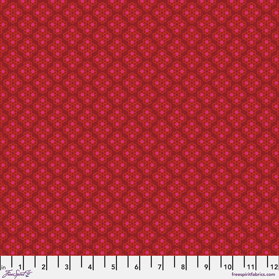 Crimson in Bliss, Field Cloth Collection, PWSK056.Bliss