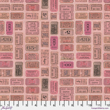 Load image into Gallery viewer, Pink - Tickets from Palette Pink by Tim Holtz for Freespirit
