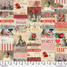 Load image into Gallery viewer, Pre-Order Eclectic Elements Palette Red Full Yard Bundle by Tim Holtz for Freespirit Fabric
