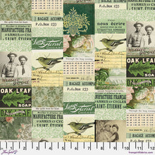 Load image into Gallery viewer, Eclectic Elements Palette Green Half Yard Bundle by Tim Holtz for Freespirit Fabric
