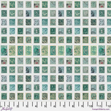 Load image into Gallery viewer, Pre-Order Eclectic Elements Palette TEAL Fat Quarter Bundle by Tim Holtz for Freespirit Fabric
