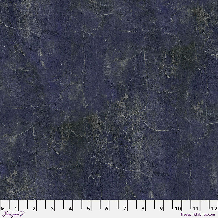 Vintage in Indigo from Palette Indigo by Tim Holtz for Freespirit, PWTH299.Indigo