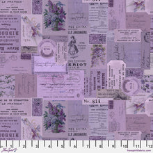 Load image into Gallery viewer, Eclectic Elements Palette Purple Half Yard Bundle by Tim Holtz for Freespirit Fabric
