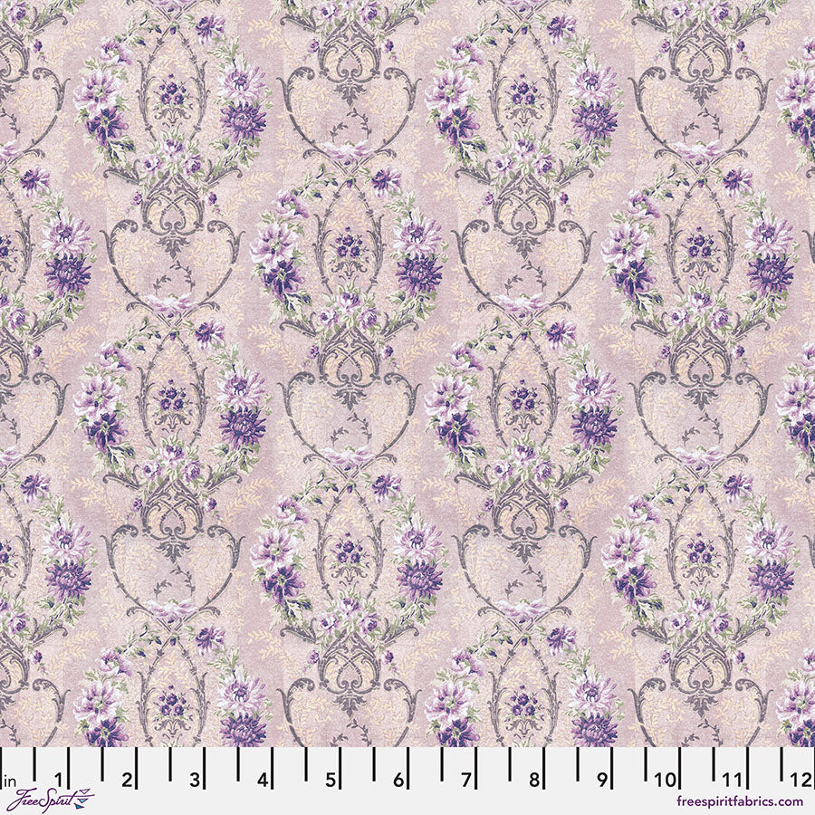 Wallpaper in Purple from Palette Purple by Tim Holtz for Freespirit