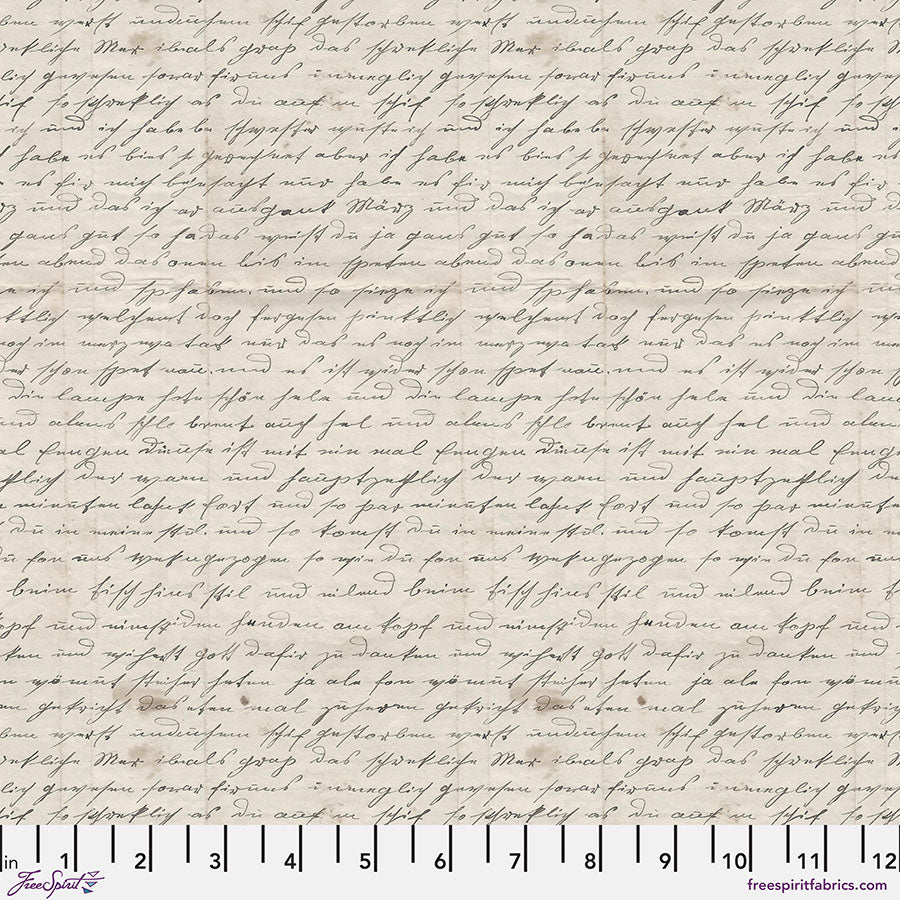Pre-Order Handwriting in Charcoal from Palette Charcoal by Tim Holtz for Freespirit