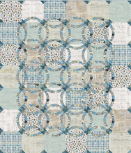 Load image into Gallery viewer, Tickets in Blue from Palette Blue by Tim Holtz for Freespirit, PWTH282.Blue
