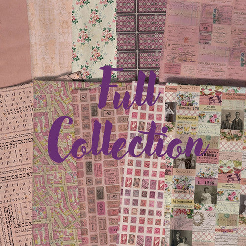 Eclectic Elements Palette Pink Fat Quarter Bundle by Tim Holtz for Freespirit Fabric