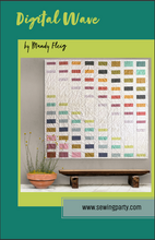 Load image into Gallery viewer, Digital Wave Quilt Pattern

