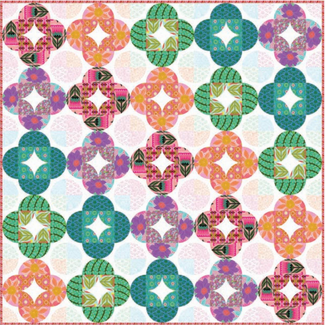 Dainty Tray Quilt Kit featuring Jumpstart Collection by Anna Maria for Northcott