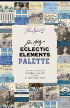 Load image into Gallery viewer, Eclectic Elements Palette Indigo Fat Quarter Bundle by Tim Holtz for Freespirit Fabric
