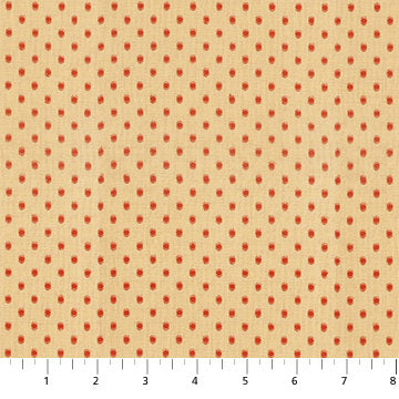 Pre-Order, Droplet in Butterscotch Garden Variety WAMT104-39V Anna Maria Textiles