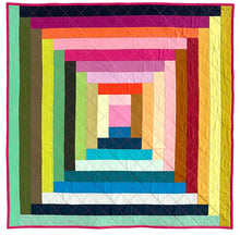 Load image into Gallery viewer, Big Log Cabin Quilt Pattern by Tara Faughnan
