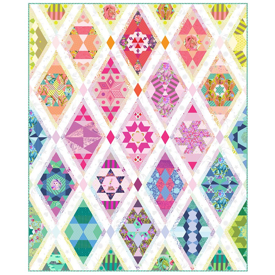 Queen of Diamonds Quilt Pattern