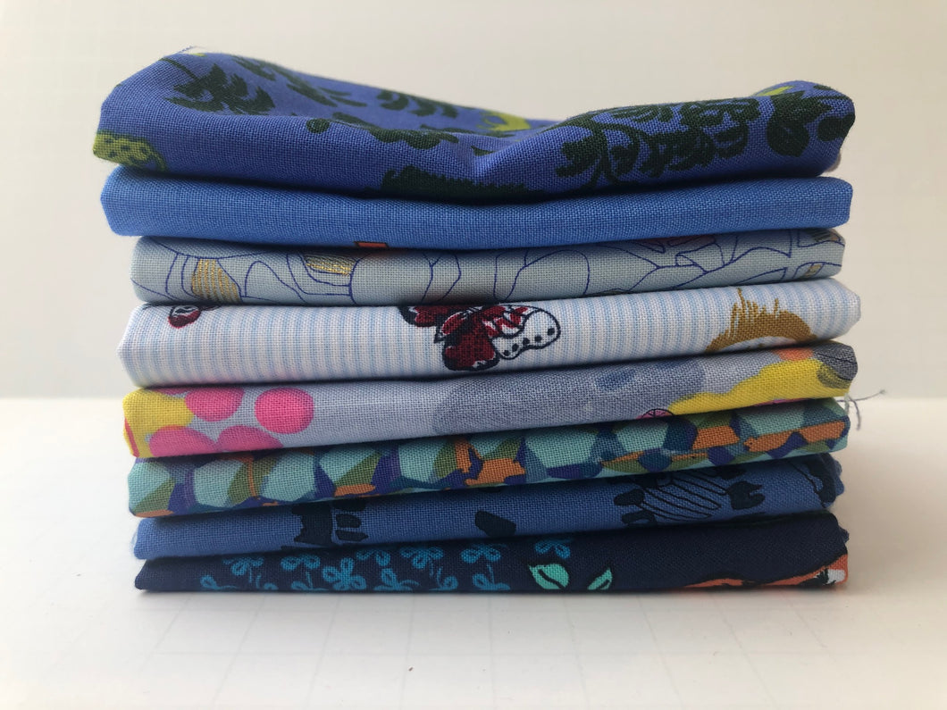 Blue Fat Quarter Precut Bundle