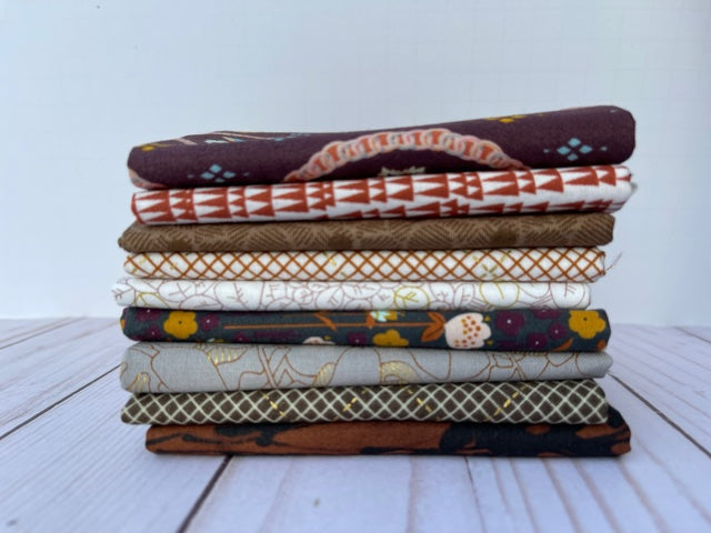 Brown Fat Quarter Precut Bundle
