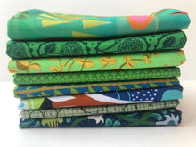 Load image into Gallery viewer, Cool Green Fat Quarter Precut Bundle
