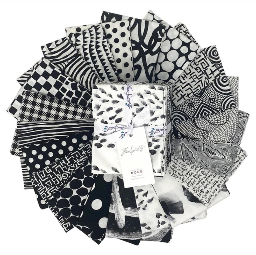 Black and White Fat Quarter Bundle