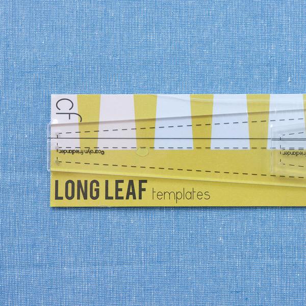 Long Leaf Quilt Template