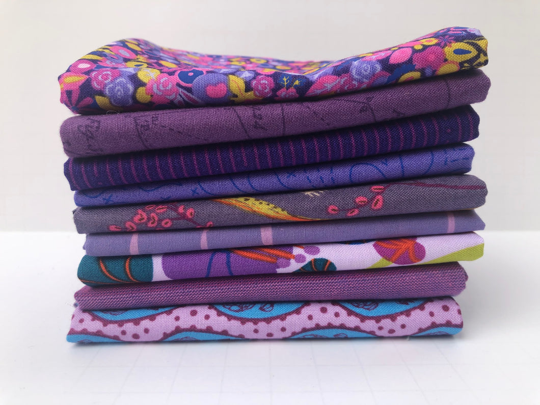 Purple Fat Quarter Precut Bundle