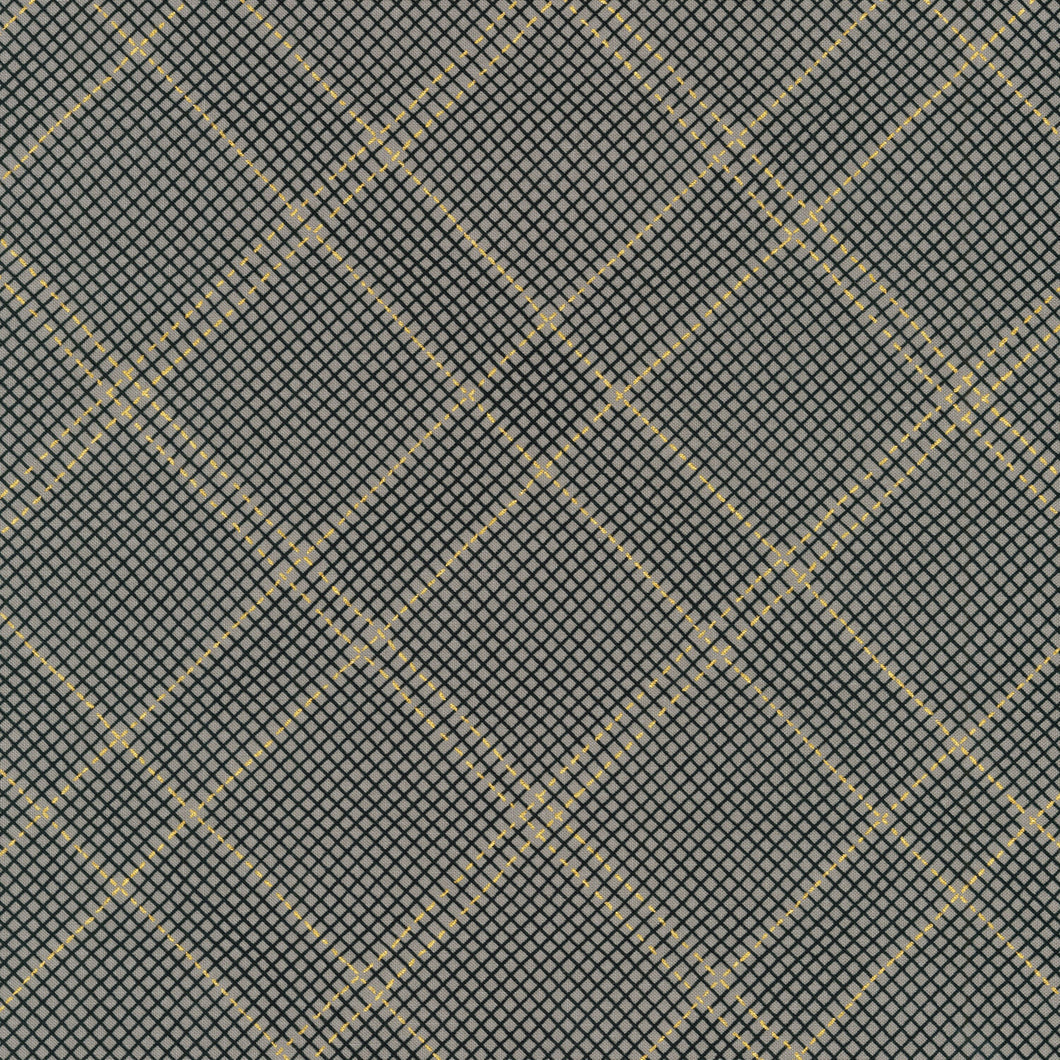 Tartan Single Border in Pewter