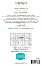 Load image into Gallery viewer, Rings Revival Quilt Pattern
